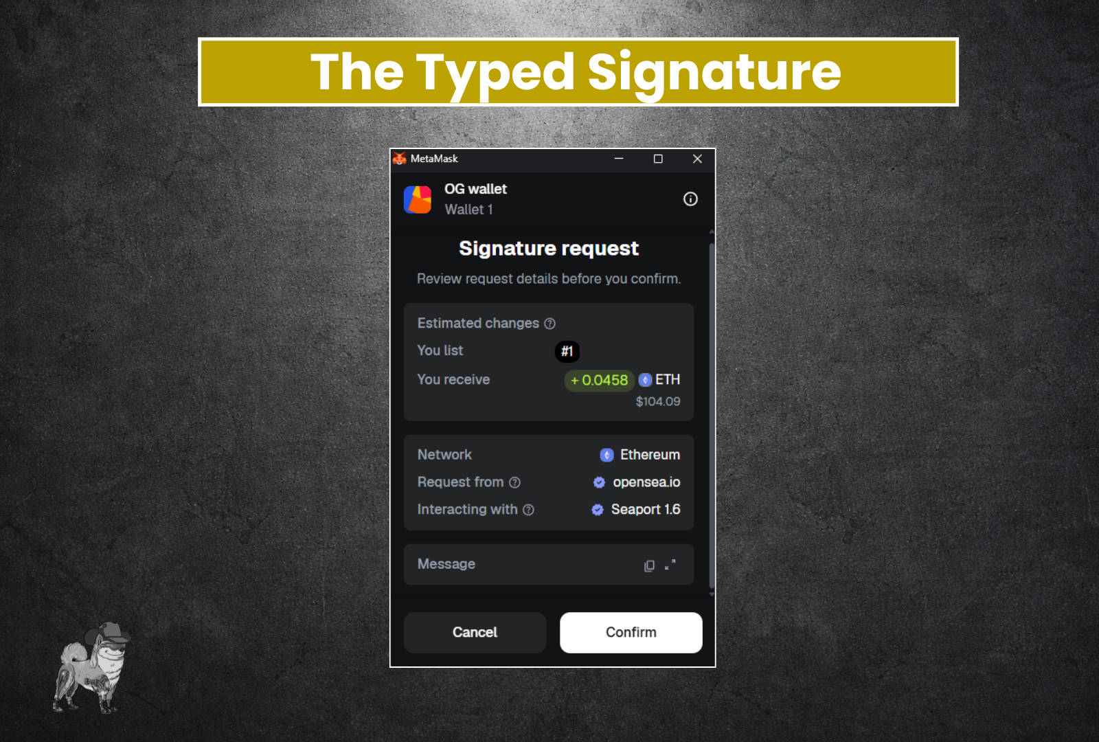 The Typed Signature